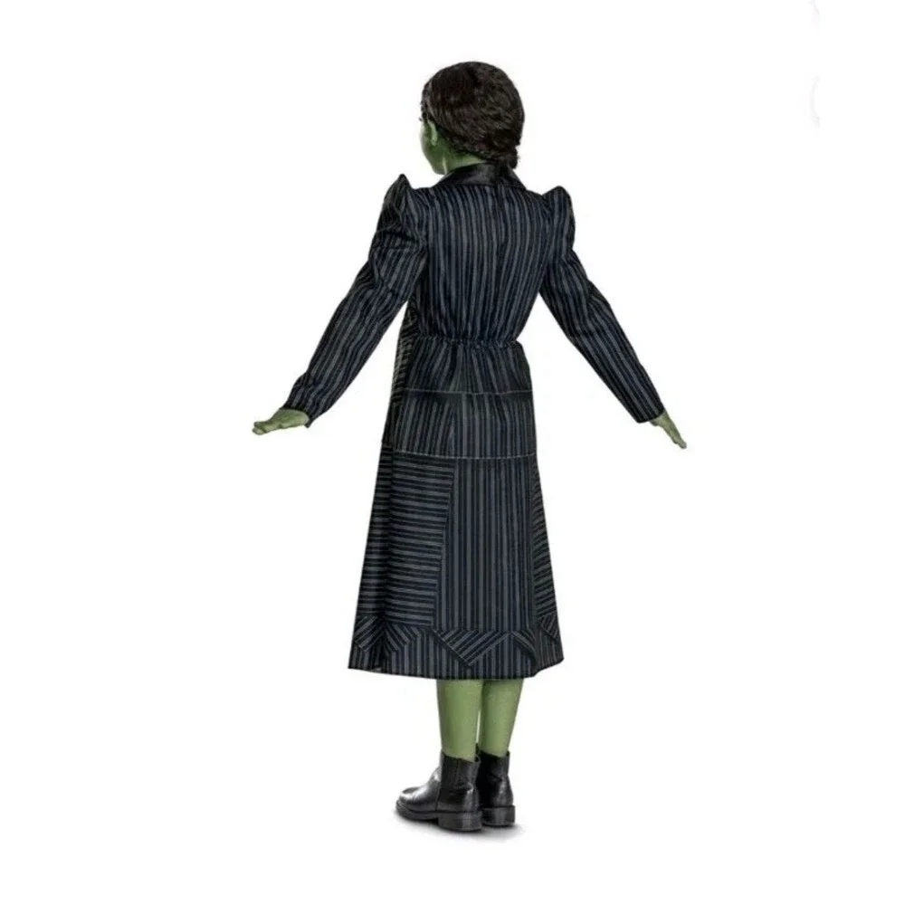 Wicked Elphaba Shiz University Costume Dress Kids Size Medium 7-8 Halloween Girl